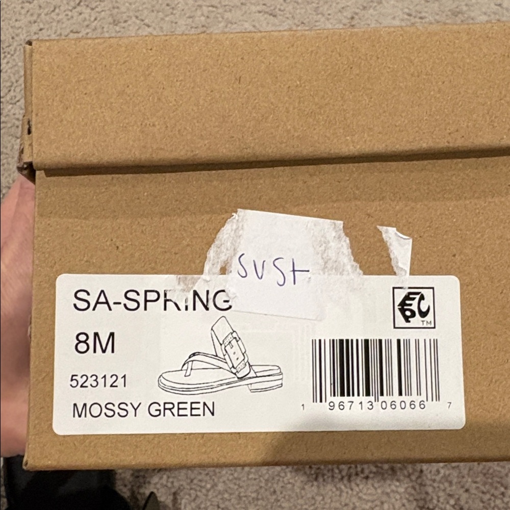 New in box! Sanctuary Green Sandals comfort 8 - Picture 3 of 8